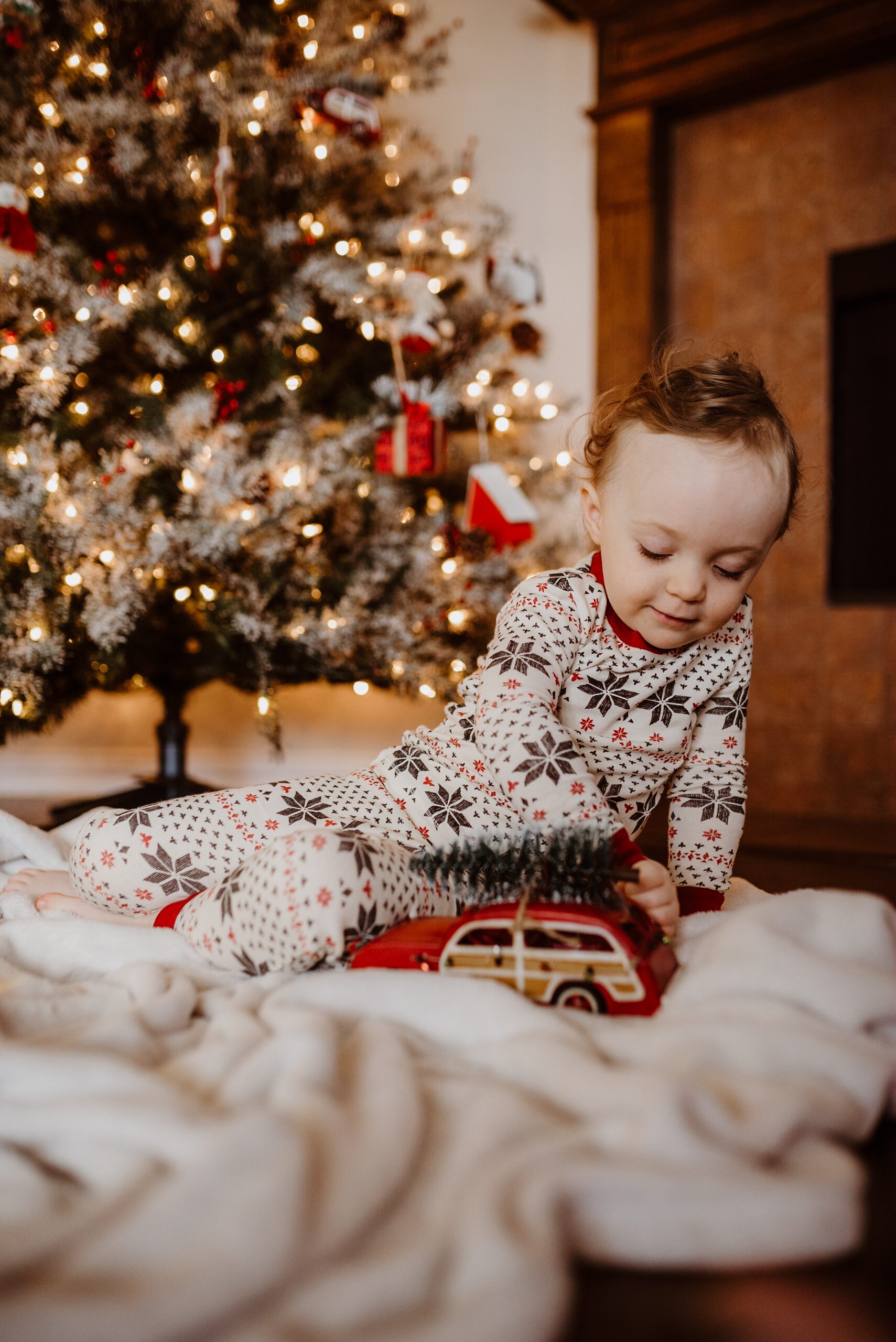 Kleding Jongenskleding Pyjamas & Badjassen Pyjama Santa Train Christmas Pajamas Toddler Christmas Pjs 